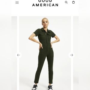 Good American Emerald Jumpsuit size S/M